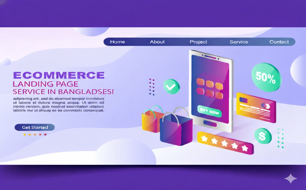 Ecommerce Landing Page Design Service in Bangladesh